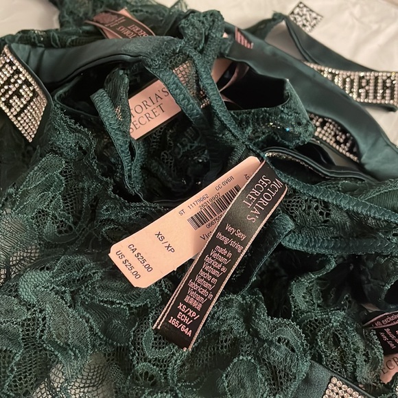 Victoria Secret Shine Strap Lace Thong Panty  - New   ST   11179062 - Picture 7 of 7